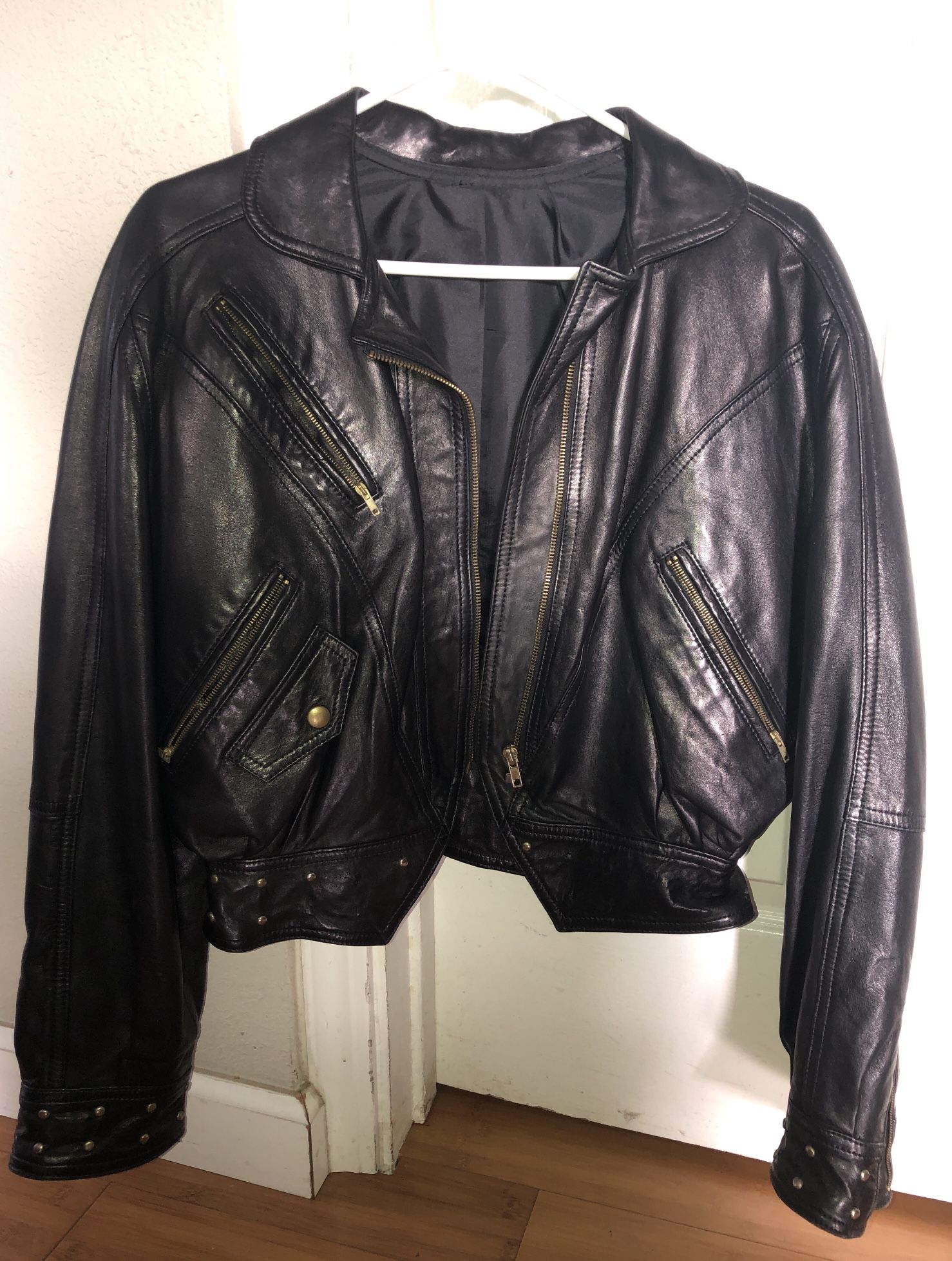 Cuir Agneau Doublure Viscose Woman’s Leather Jacket