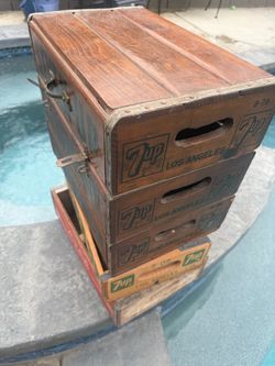 Vintage crate lot