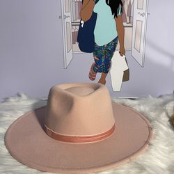 Women’s Pink Fedora Hat