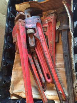 Vintage pipe wrenches