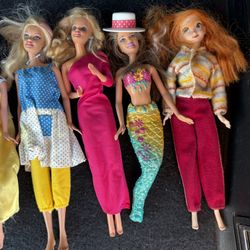 Five (5) Barbie's For Only  $20.00