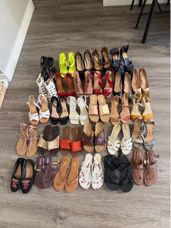 Huge Women's Shoe Lot - Heels, Sandals, Flats, Wedges