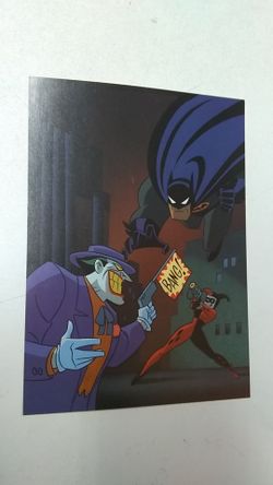 Mask of the Phantasm Batman the animated movie post card