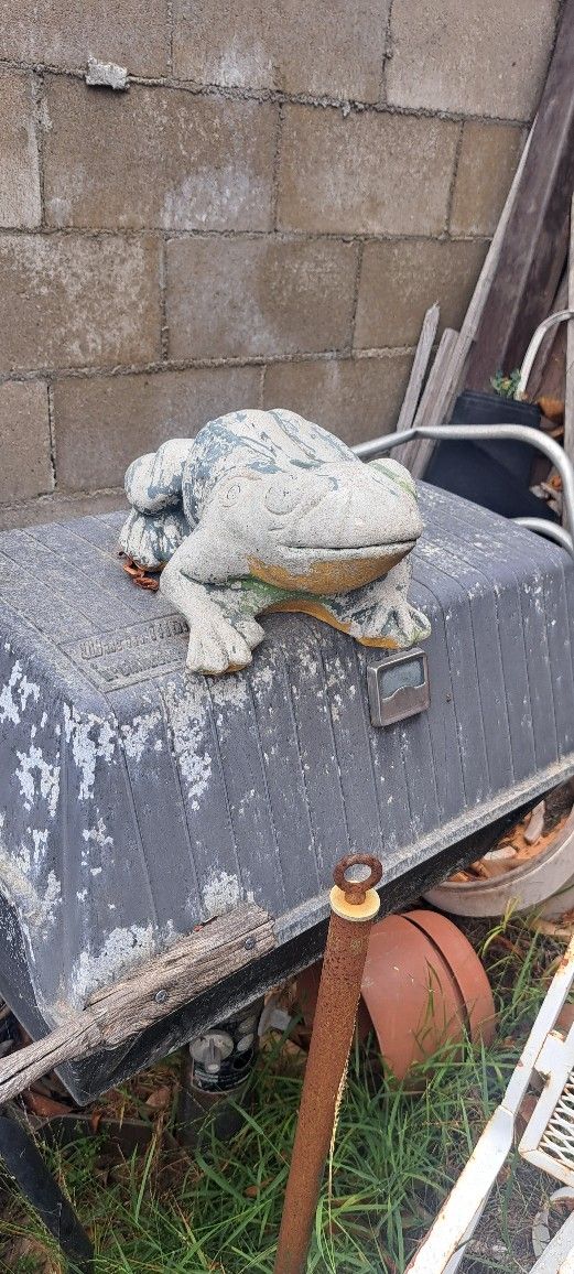 Garden Stone Frog