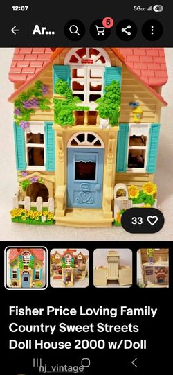 Fisher Price loving family vintage 2000