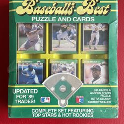 1989 Donruss Baseball's Best Factory Sealed Card Set Ken Griffey & Randy Johnson And Bo Jackson 