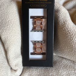 MENS  OR WOMENS REMOVABLE APPLE WATCH COMPATIBLE WRIST BAND 
