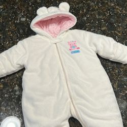 Baby Winter Snow Suit 6-9 Mo. & Moby Wrap Baby Carrier