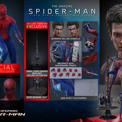 Hot Toys Marvel THE AMAZING SPIDER-MAN (DELUXE) 1/6th Scale MMS772