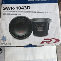 Vintage: Alpine Type-R 10-inch car subwoofer (Model SWR-1043D)