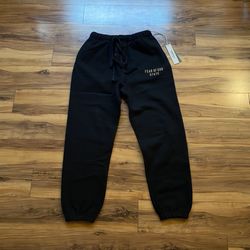 Essentials Black Fleece State Sweatpants Size XS