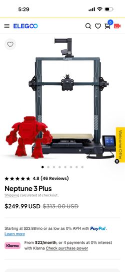 Elegoo Neptune 3 plus