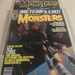#160 & # 161 Vintage Monsters Magazine 