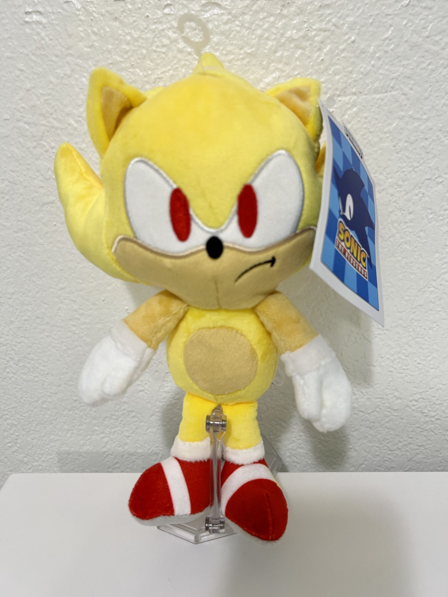 Super Sonic 8" Kid Robot Sonic The Hedgehog Phunny Plush NWT