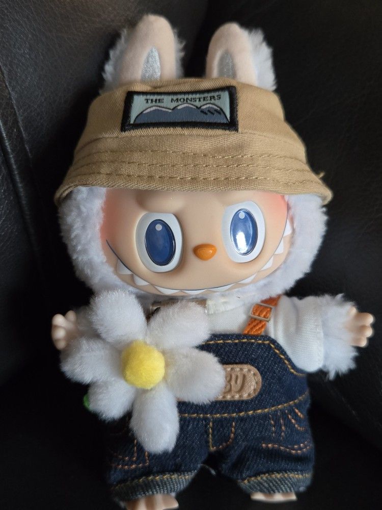 Labubu Fall In Wild Plush Toy Keychain Pendant