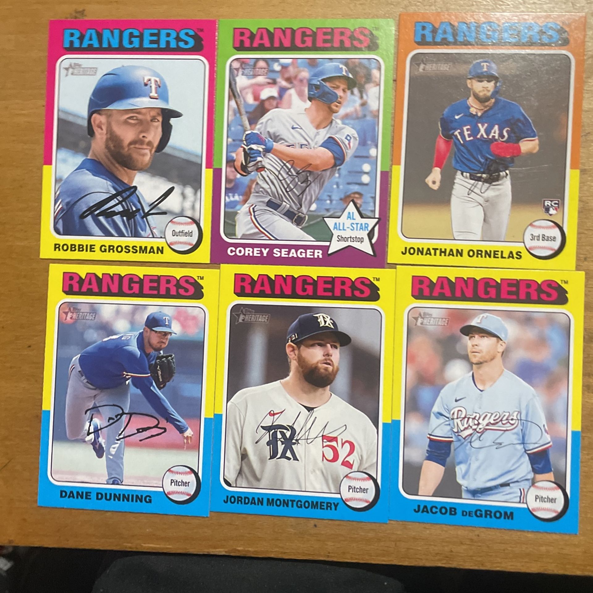 TEXAS RANGERS 25 CARD LOT 