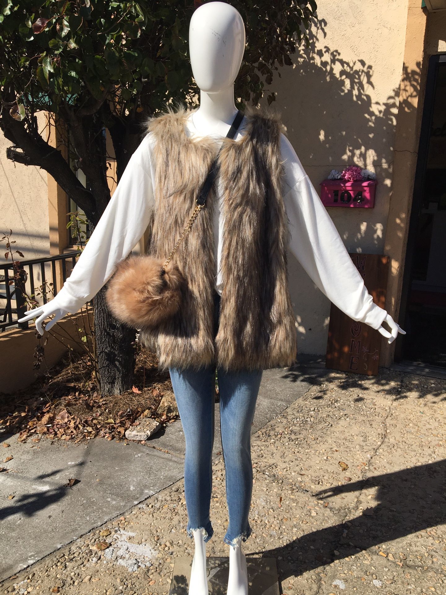 Ladies Fur Vest