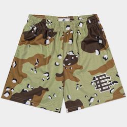 Eric Emanuel Basic Shorts Camo Green- Size Small