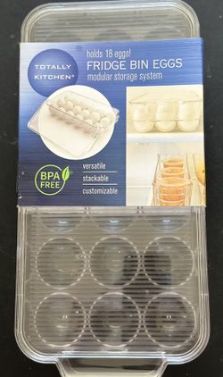 Egg Holder For Refrigerator (Holds 18)