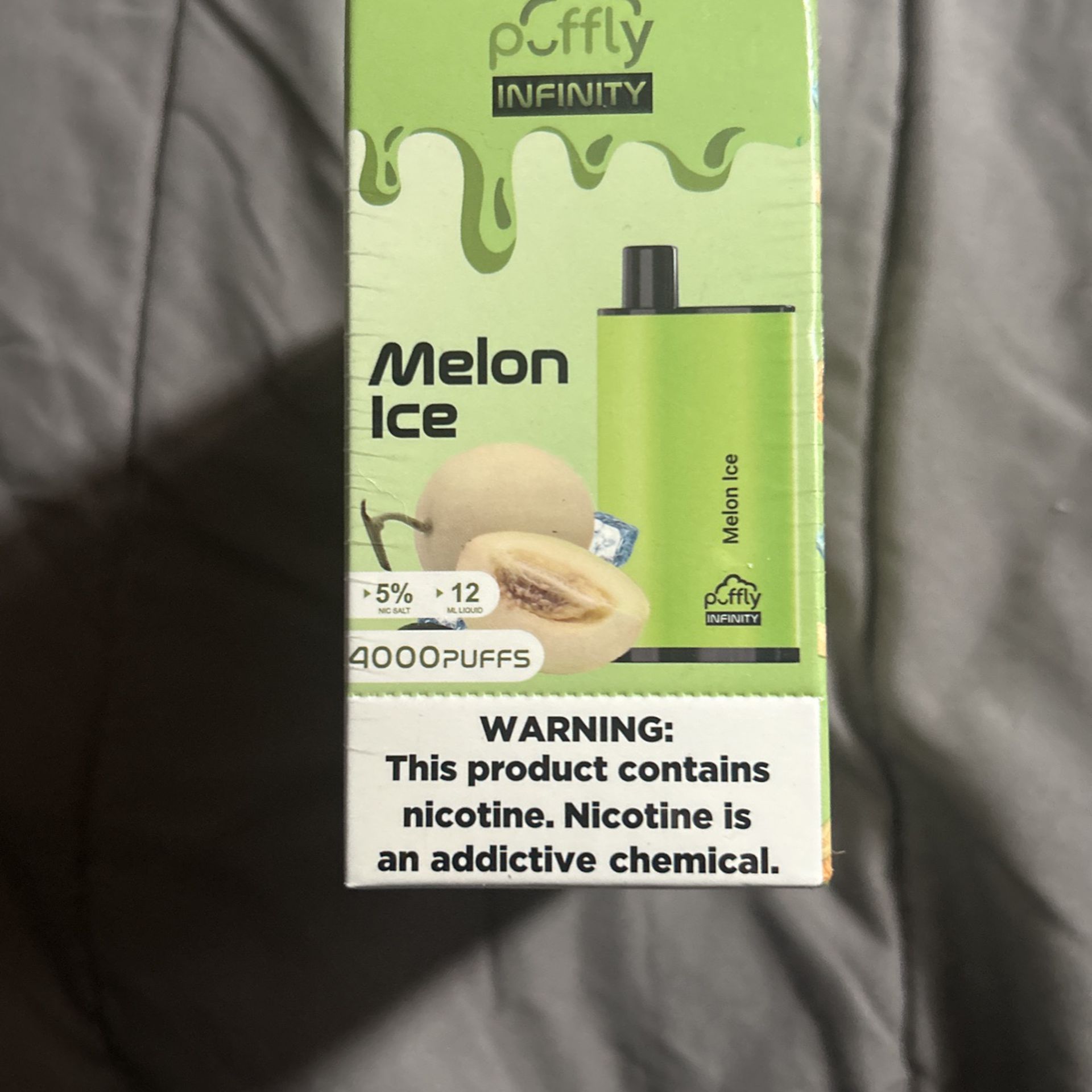 PUFFY Melon Ice Box Brand New/ Air Nicotine Box 10 