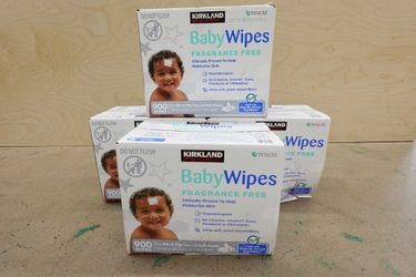 Kirkland Signature Fragrance Free Baby Wipes – 900 Count