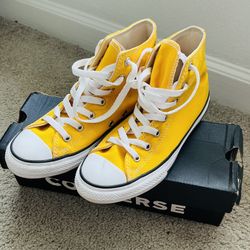 Converse Chuck Taylor All Star High-Top Sneaker Size 3/ EUR 35 Lemon Chrome Like NEW