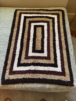 Vintage Latchhook Rug 
