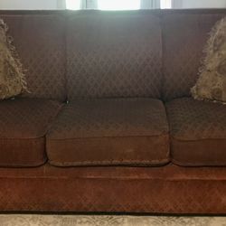 Lazy Boy sofa & pillows