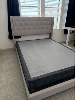 Queen Sz bed frame and headboard