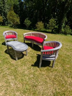 Solid teak set