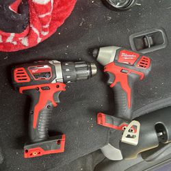 Milwaukee 1/4in Hex Impact Driver And 1/2 Drill Driver