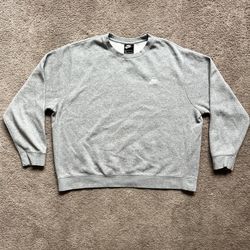 Nike Sportswear Club Fleece Grey Crew Neck Sweater BV2662-063 Mens Size XL
