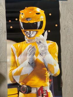 Mighty Morphin Power Rangers Yellow Ranger VINTAGE POSTER