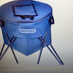 Black Bigfoot Insulated Cooler Bag With Stand And Travel Bag