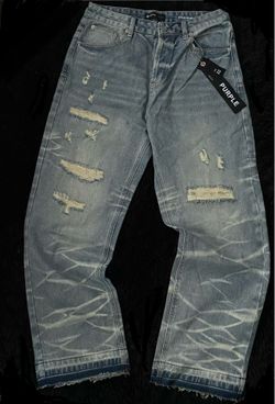 Baggy Purple Jeans