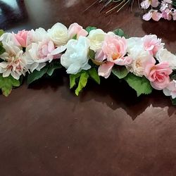 Wedding Backdrop Swag Pink