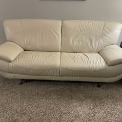 Leather couch and Love Seat