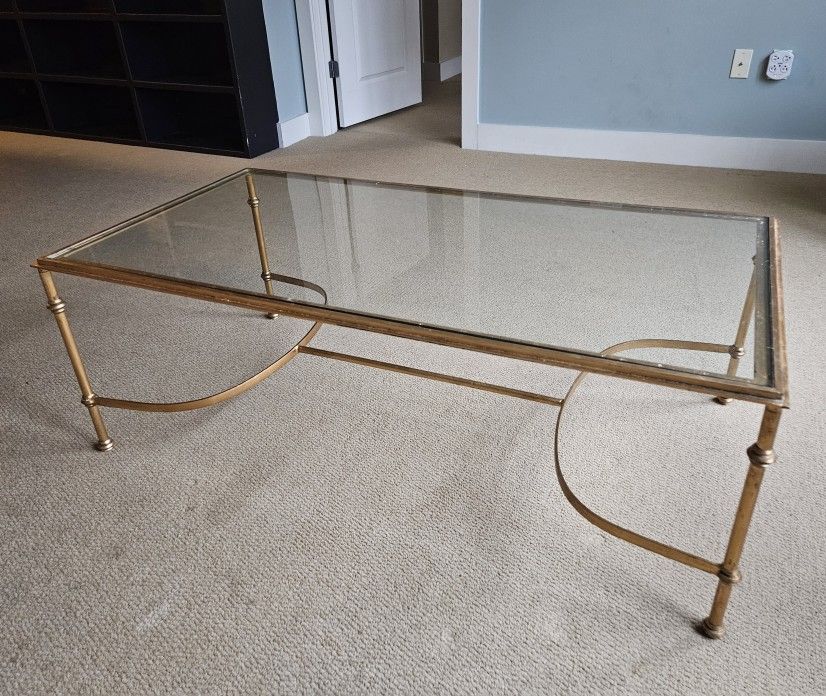 Glass Top Coffee Table
