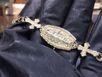 10k gold last suffer Braclate 7.5 inch available in stock ..