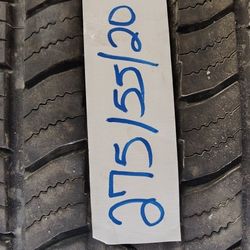 PAIR OF 275/55/20 SOLARUS TIRES MOUNTED AND BALANCED 