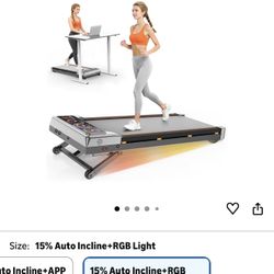 Auto Incline Desk Treadmill Brand New 