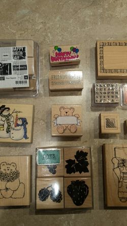 Rubber stamps-varied