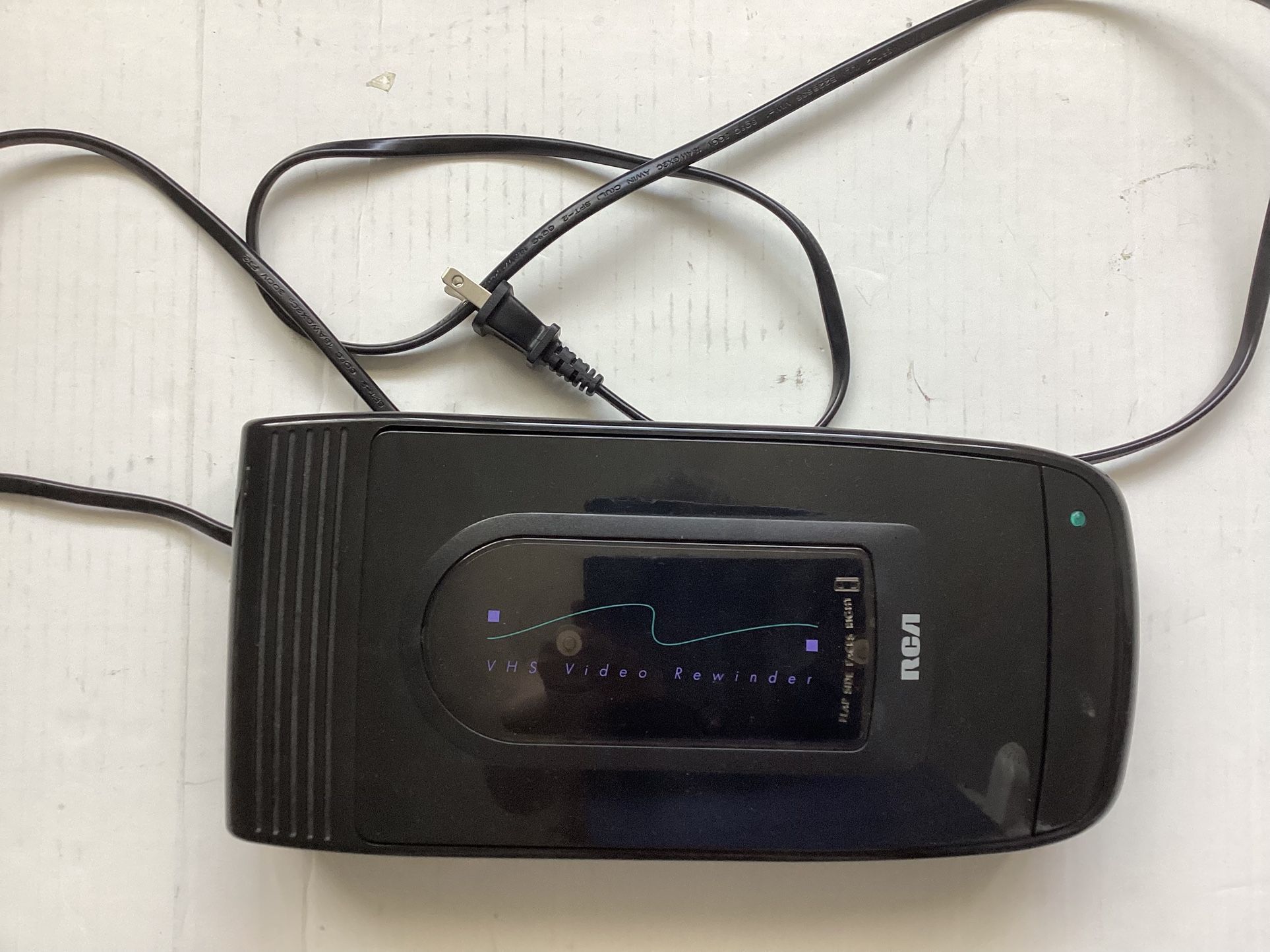 Preowned RCA Video Cassette VHS Rewinder Model UVRIQ V Working