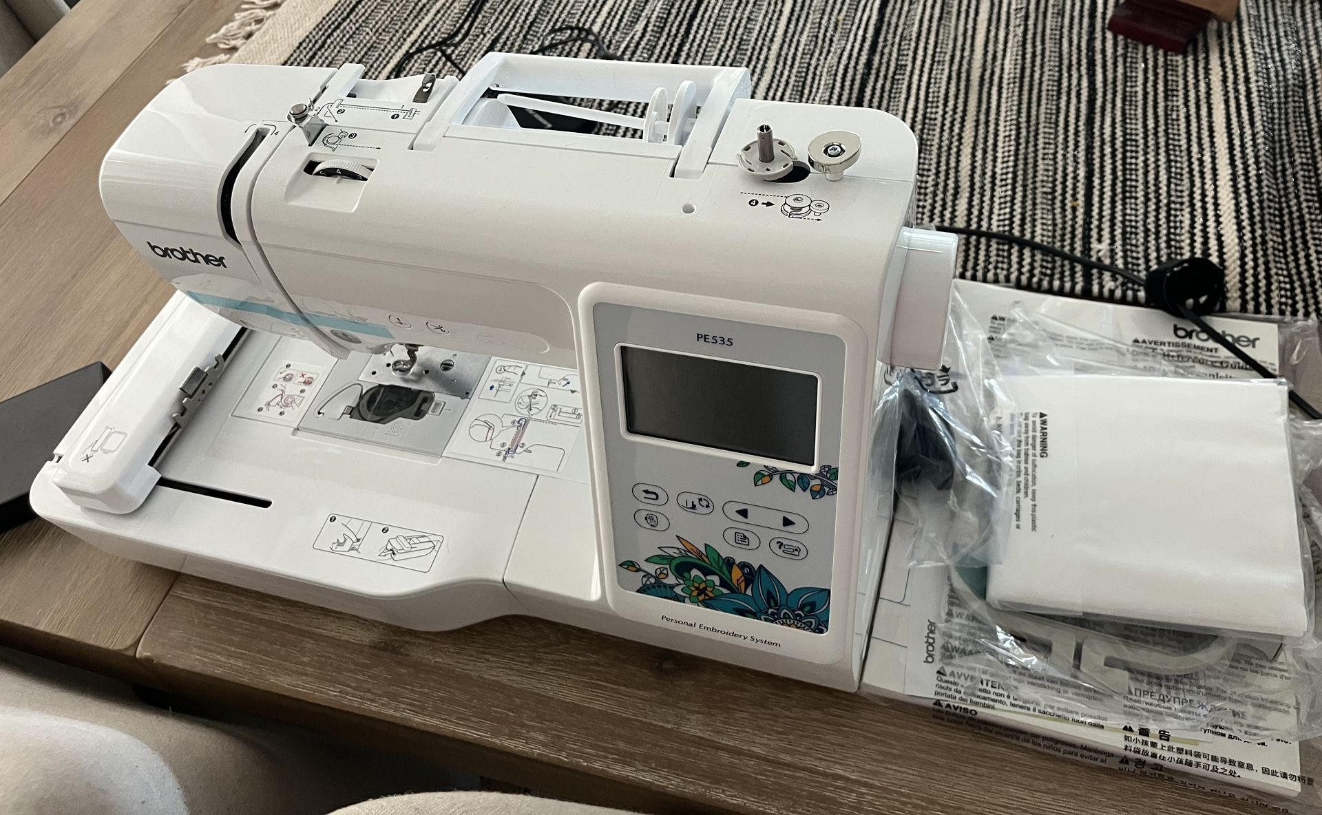 BROTHER Embroidery Machine PE535