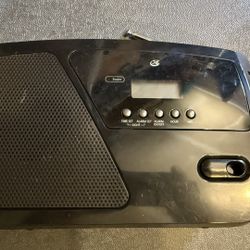 GPX AM/FM/Shortwave Radio with Alarm – $10 Model R633B. Portable radio with alarm clock, antenna, and multiple functions. Can run on D batteries or DC