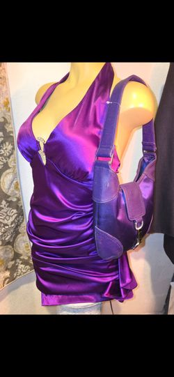 Cocktail dress! Fuschia  shiny small