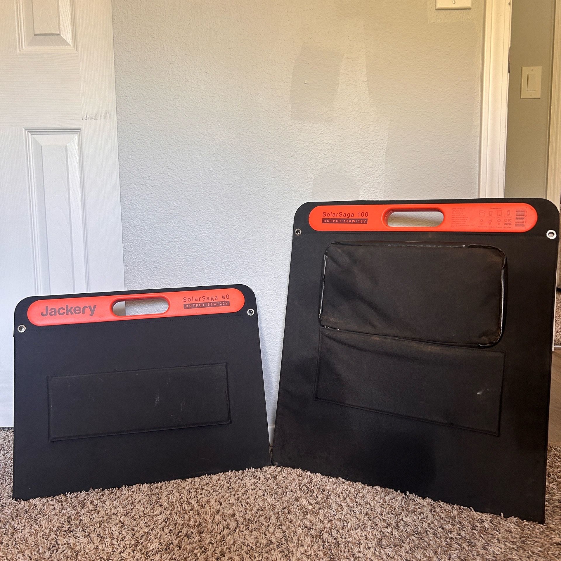Jackery SolarSaga 100 and SolarSaga 60 Solar Panels