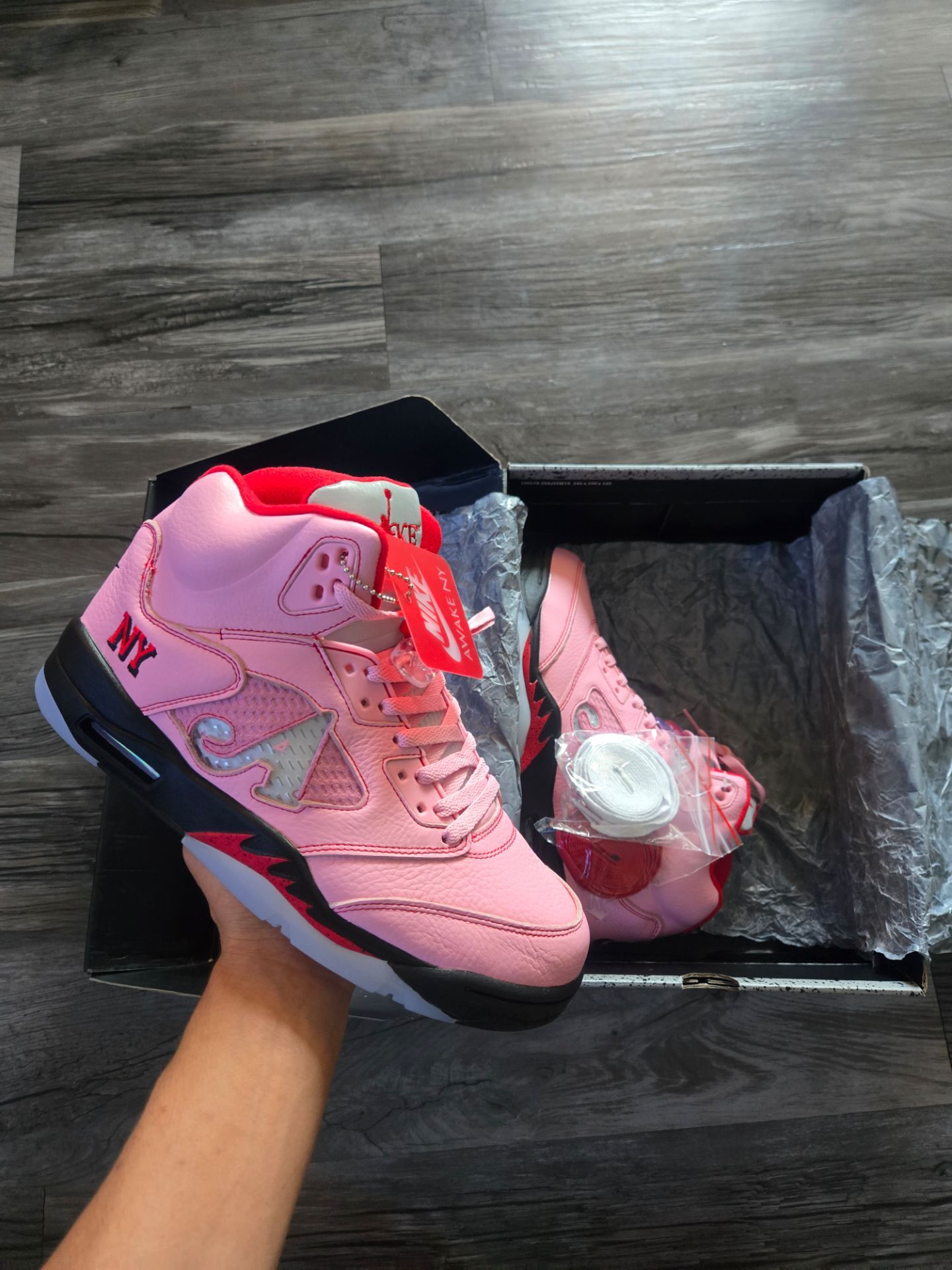 Aj5 artic pink Sz 10
