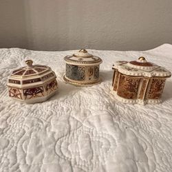 Set of 3 Lenox Trinket boxes