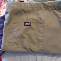 1 Pair Size Large Dark Green Cherokee Workwear Scrubs